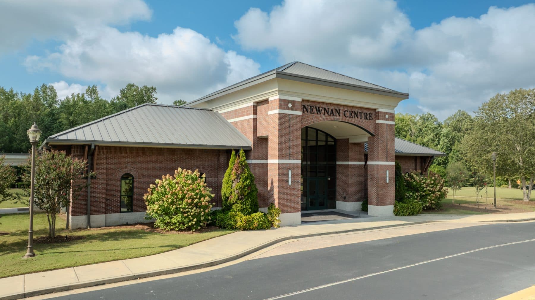 The front entrance of The Newnan Centre